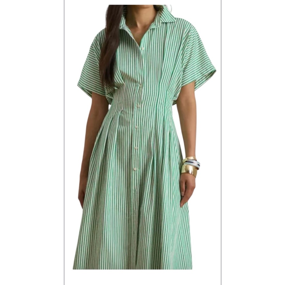 BUTTON FRONT COLLARED MAXI DRESS